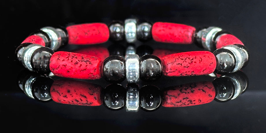 coral-garnet-beaded-bracelet-